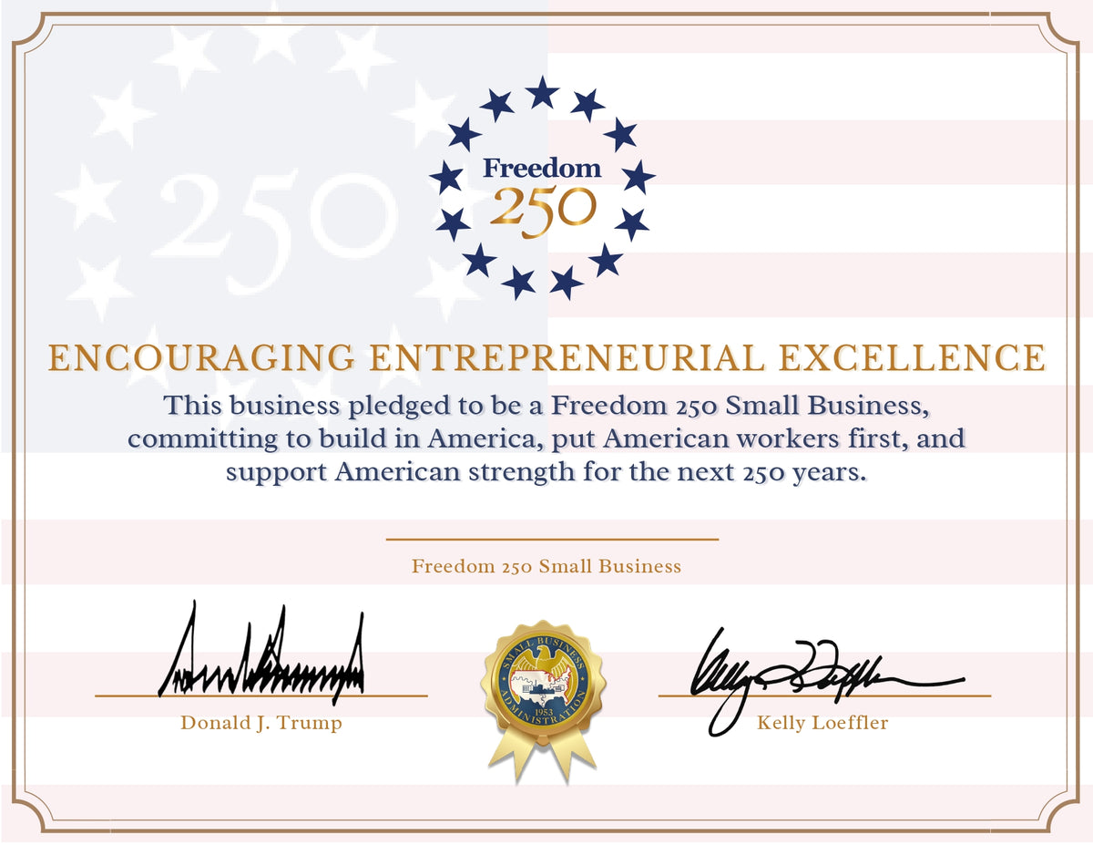SBA Freedom 250 Small Business Certificate